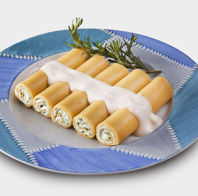 Canelloni de Ricota com Espinafre